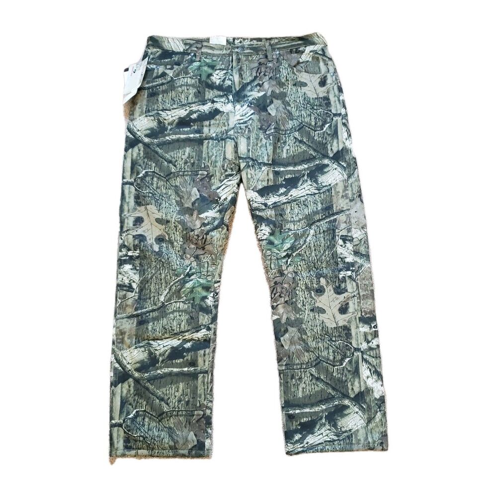 VTG Y2K Wrangler Mossy Oak Thinsulate 38x30 Insulated Woodland Camouflage Pants